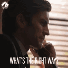 Whats The Right Way Wes Bentley GIF - Whats The Right Way Wes Bentley Jamie Dutton GIFs