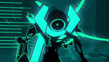 a drawing of a robot with the letter g in the middle of it