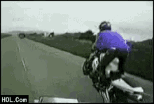 motorcycle trick fail
