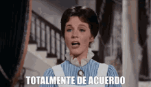 Estoy Totalmente De Acuerdo GIF - Mary Poppins Julie Andrews De Acuerdo GIFs