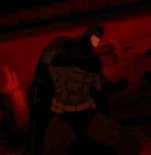Batman The Long Halloween Batman Fighting GIF