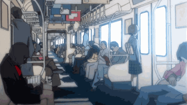 Anime red train in Japan Stock Illustration | Adobe Stock