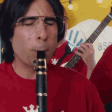 squidward playing clarinet gif