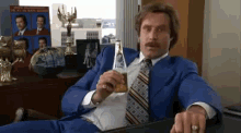 Boy, That Escalated Quickly  GIF - Anchorman The Legend Of Ron Burgundy Will Ferrell Ron Burgundy GIFs