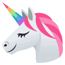 unicorn nature joypixels straight horn mythical creatures