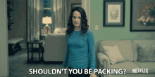 shouldnt you be packing elizabeth reaser shirley crain haunting of hill house you need to pack your bags right