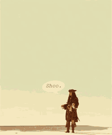 Shoo Jack Sparrow GIF