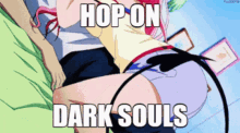 hop on dark souls