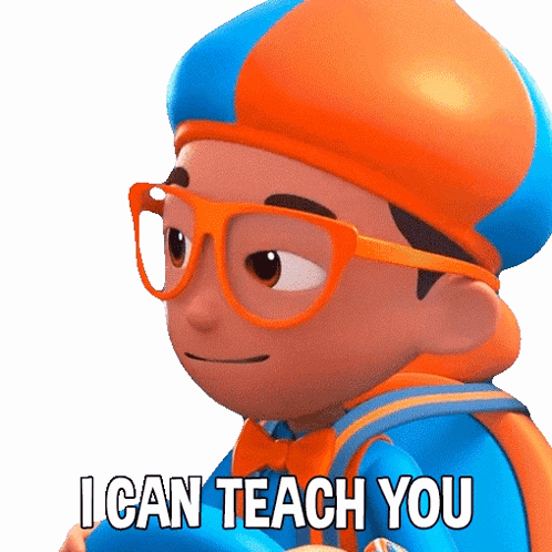 I Can Teach You Blippi Sticker - I can teach you Blippi Blippi wonders