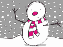 Snowman Snow Day GIF - Snowman Snow Day Snowing GIFs