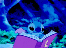 Lilo And Stitch Stitch GIF - Lilo And Stitch Stitch Reading GIFs