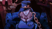 star platinum from jojo 's bizarre adventure appears to be glowing in the dark