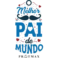 a poster that says melhor pai do mundo with a mustache