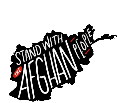 Stand With The Afghan People Asylum Is A Human Right Sticker - Stand With The Afghan People Asylum Is A Human Right Asylum Stickers
