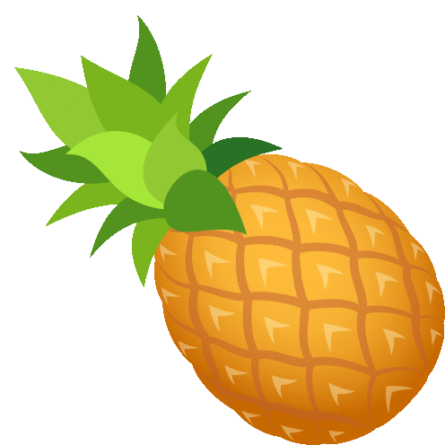 Pineapple Food Sticker - Pineapple Food Joypixels Stickers