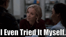 Chicago Med Hannah Asher GIF - Chicago Med Hannah Asher I Even Tried It Myself GIFs
