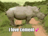 Cement Rhino Poo Shit Chit Hippo Poo Spray GIF - Cement Rhino Poo Shit Chit Hippo Poo Spray GIFs