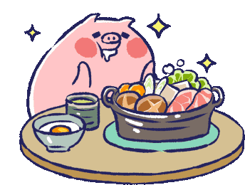 Piggy Hungry Sticker - Piggy Hungry Yum Stickers