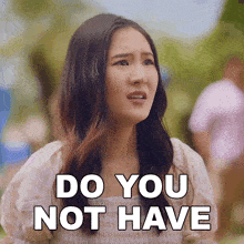 Do You Not Have Anything To Say Megan Lee GIF - Do You Not Have Anything To Say Megan Lee Wong Fu Productions GIFs