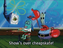 spongebob shows over cheapskate mr krabs tv rewind