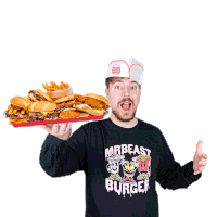 Mrbeast Beast Burger Sticker