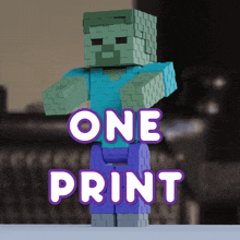 Zombie Minecraft One GIF - Zombie Minecraft One Print GIFs