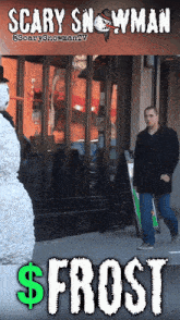 Scary Snowman Frost GIF - Scary Snowman Frost Jump GIFs