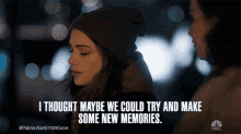 I Thought Maybe We Could Try And Make Some New Memories Dr Lauren Bloom GIF - I Thought Maybe We Could Try And Make Some New Memories Dr Lauren Bloom Janet Montgomery GIFs