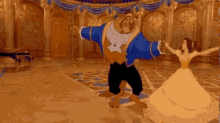 Disney Dance GIF - Disney Dance Beauty And The Beast GIFs