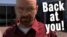 Back At You GIF - Back At You Breaking Bad Wink GIFs