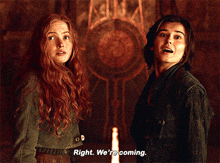 Willow Right Were Coming GIF - Willow Right Were Coming Kit Tanthalos GIFs