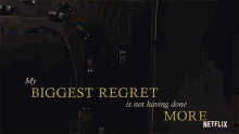my regret
