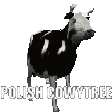 Polish Cow Cowy Tree Sticker - Polish Cow Cowy Tree Polish Cowy Tree Stickers