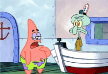 Ahh, Customer Service Jobs... GIF - Squidward Patrick Spongebob Squarepants GIFs