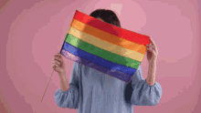Lgbt Flag Pride GIF - Lgbt Flag Pride Rainbow Flag GIFs