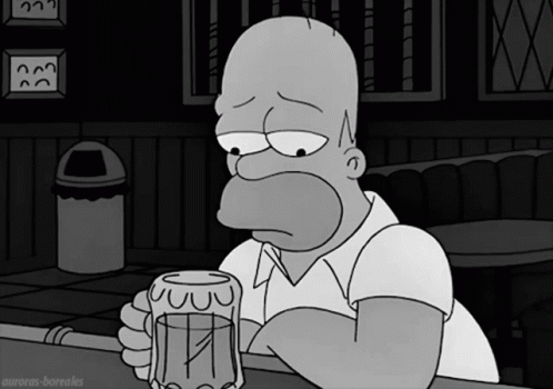 Sad Homer Simpson GIF - Sad Homer Simpson Sigh GIFs
