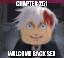 Chapter 261 Welcome Back Welcome Back Gojo GIF