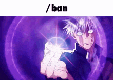 Gojo Ban GIF - Gojo Ban GIFs