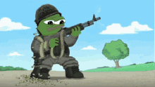Military Pepe GIF - Military Pepe Killer GIFs