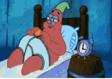 Patrick Starfish Insomnia GIF - Patrick Starfish Insomnia Cant Sleep GIFs