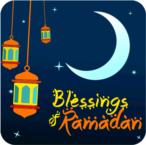 Ramadan Blessings Of Ramadan Sticker - Ramadan Blessings Of Ramadan Moon Stickers