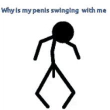 Penis Swinging Balls GIF - Penis Swinging Balls Stickman GIFs