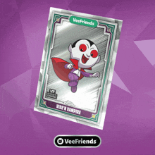 a vibe 'n vampire card from veefriends