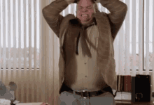 Chris Farley Off To Work GIF - Chris Farley Off To Work Stress GIFs