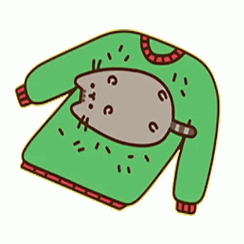 mouw Walter Cunningham Geometrie Pusheen Sweater Sticker - Pusheen Sweater Merry Christmas - Discover &  Share GIFs