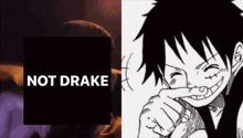 Not Drake Luffy GIF - Not Drake Luffy One Piece GIFs