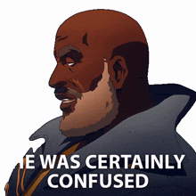 he was certainly confused captain lance reddick castlevania he was definitely confused