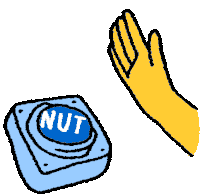 Nut Press Sticker - Nut Press Button Stickers