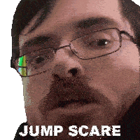 Jump Scare Ricky Berwick Sticker
