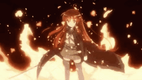 Anime Fire GIF - Anime Fire Аниме - Discover & Share GIFs